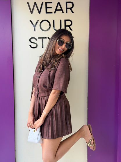 Shirt With Short Skirt For Women