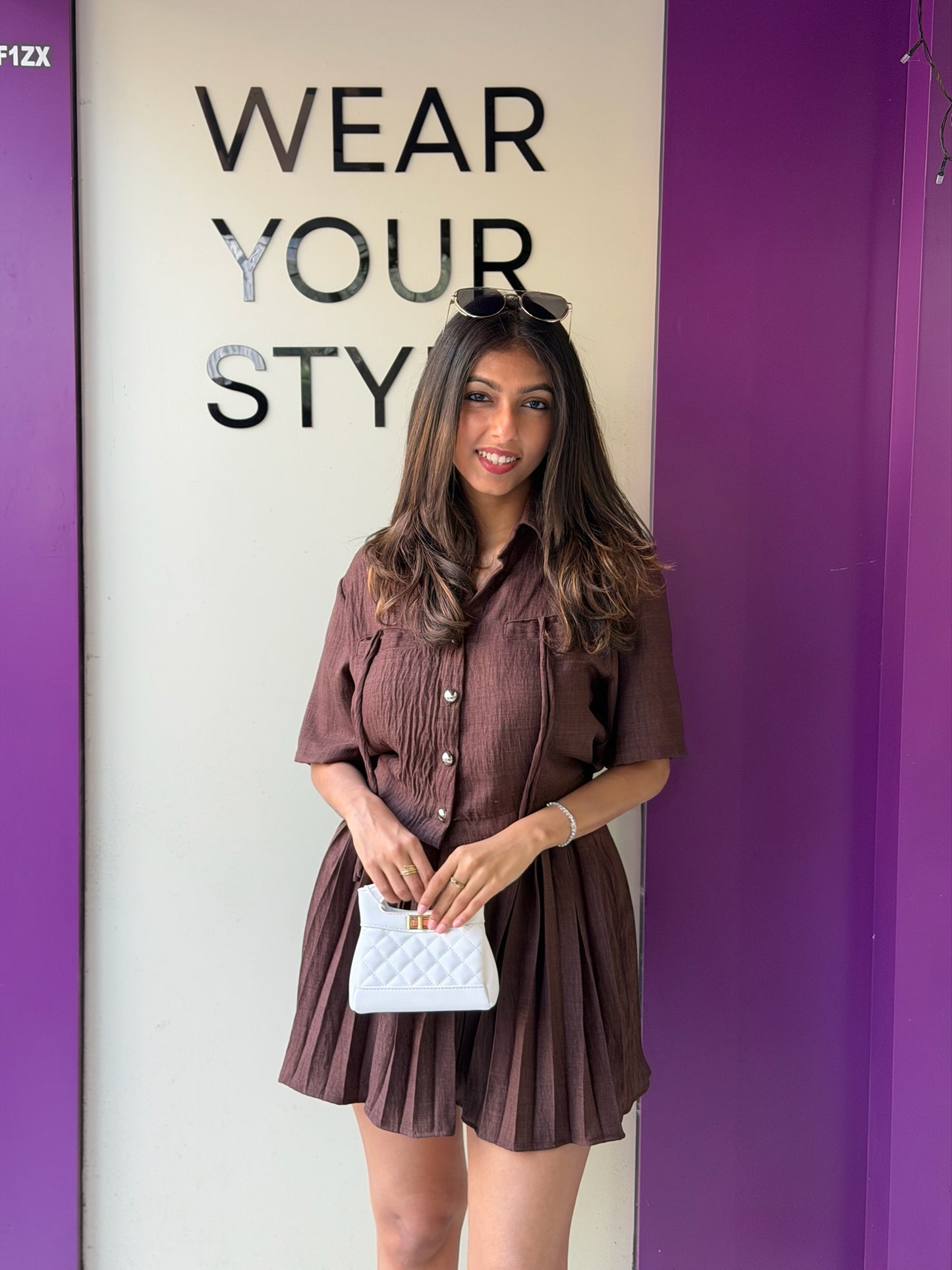 Shirt With Short Skirt For Women
