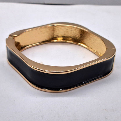 Square shape with black enamal kada for girls