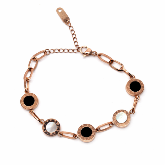 Nice roman letter charm bracelets