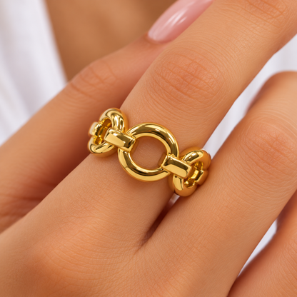 Golden Enteral Ink Ring