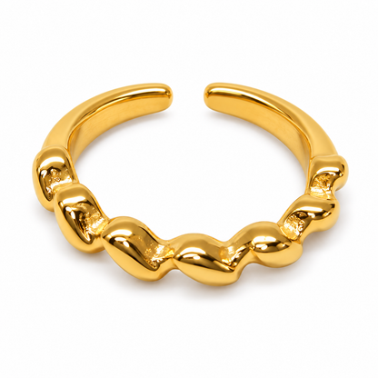 Gold Twisted Band Ring