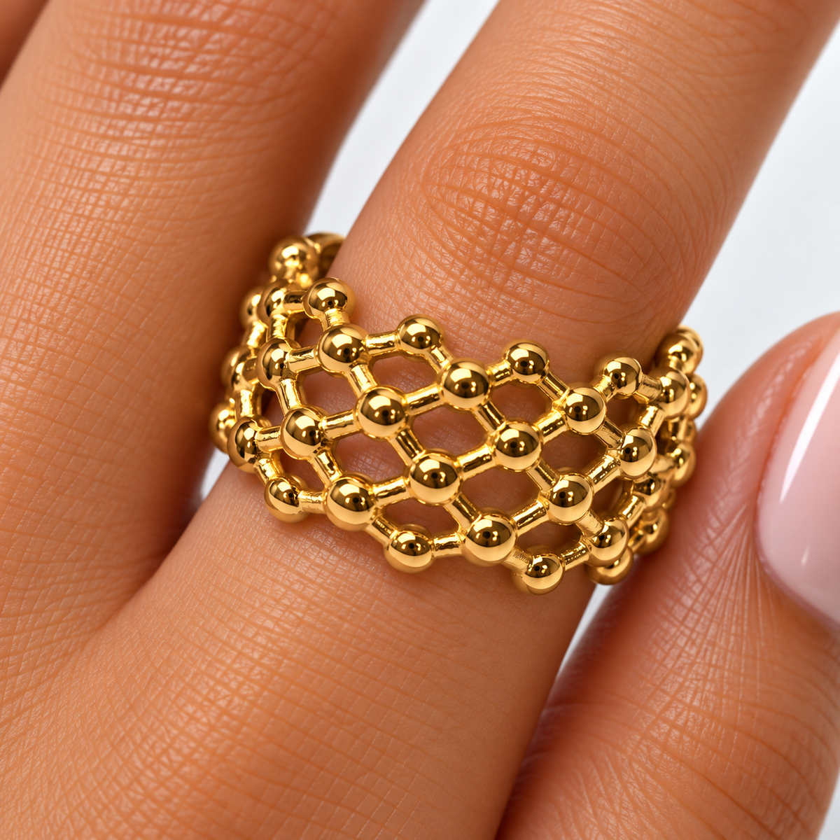 Gold Chain Link Ring