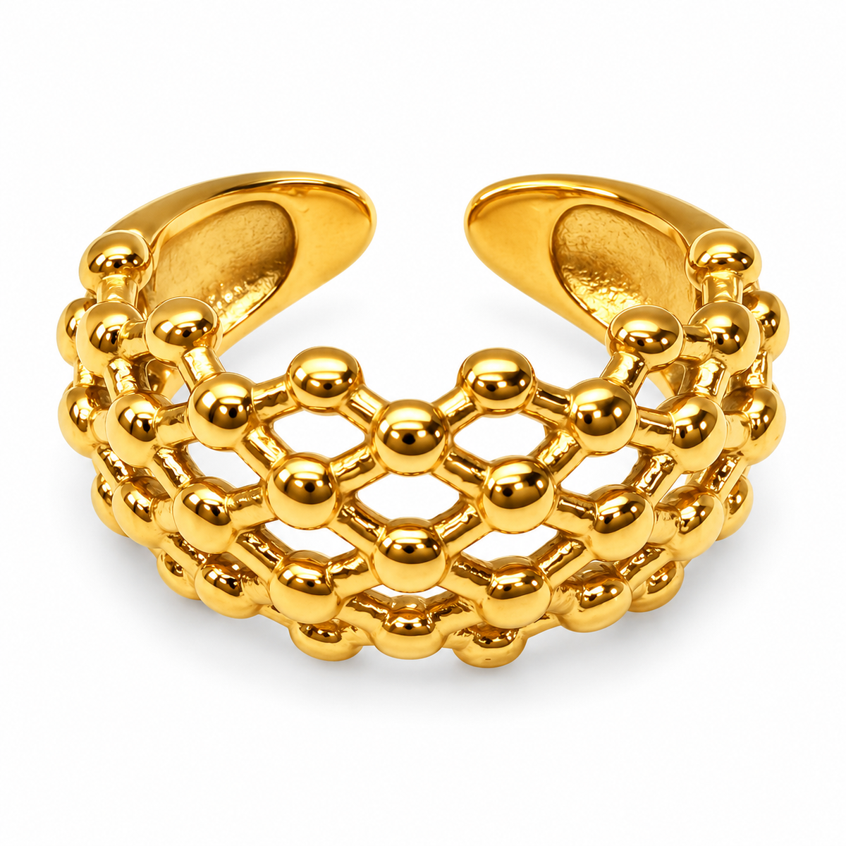 Gold Chain Link Ring