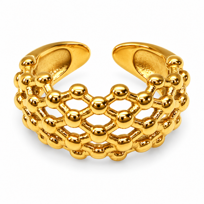 Gold Chain Link Ring