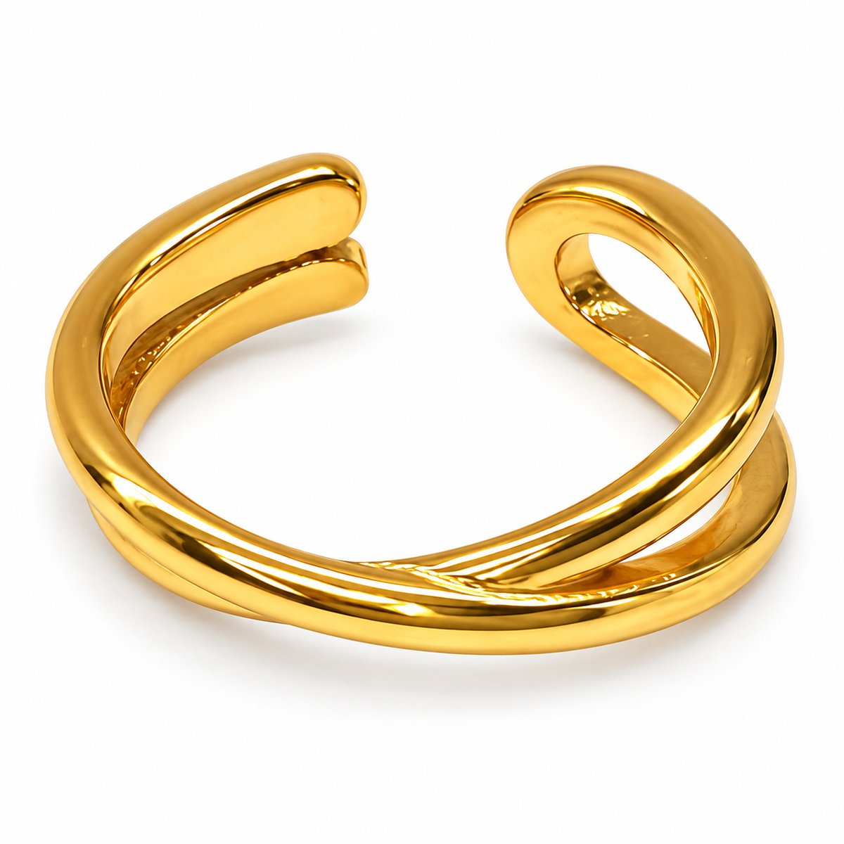 Gold Double Band Ring