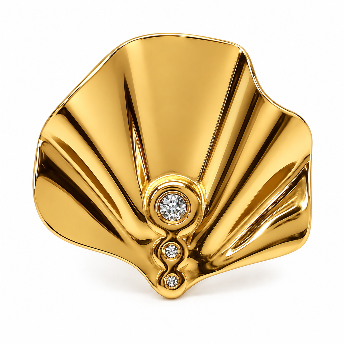 Gold Shell Ring