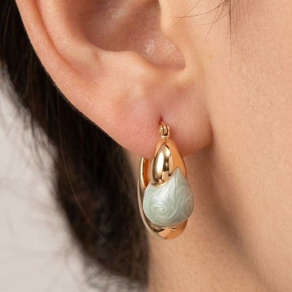 Mint Aura Hoop