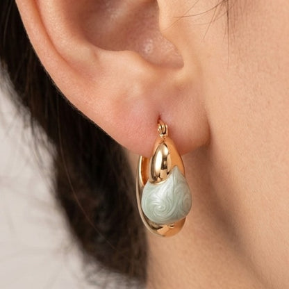 Mint Aura Hoop