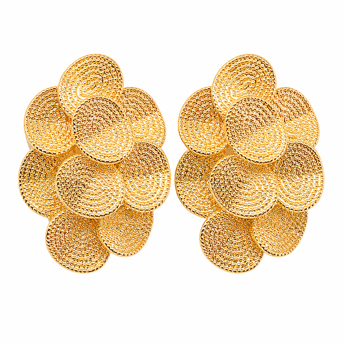 Golden Leaf Studs