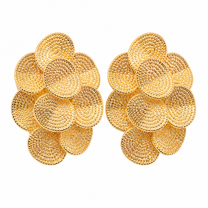Golden Leaf Studs