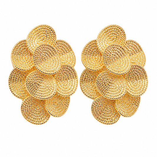 Golden Leaf Studs