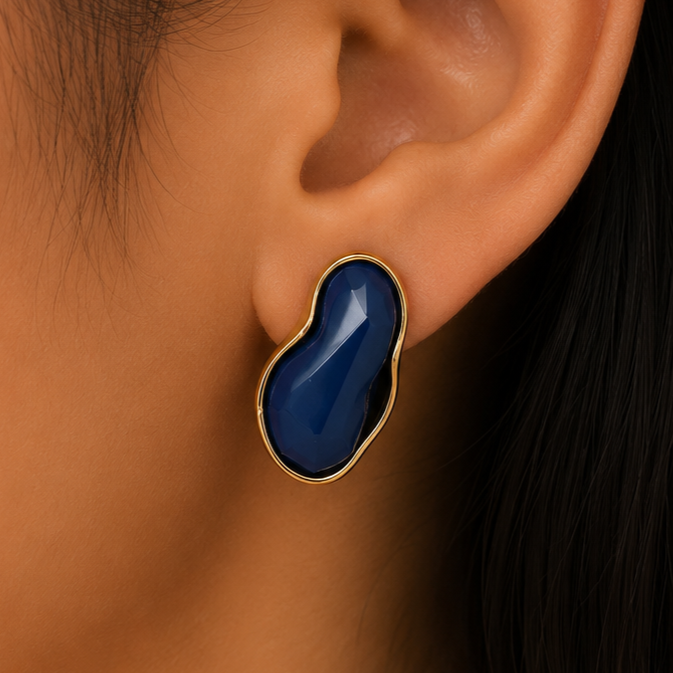 Blue Mirage Studs