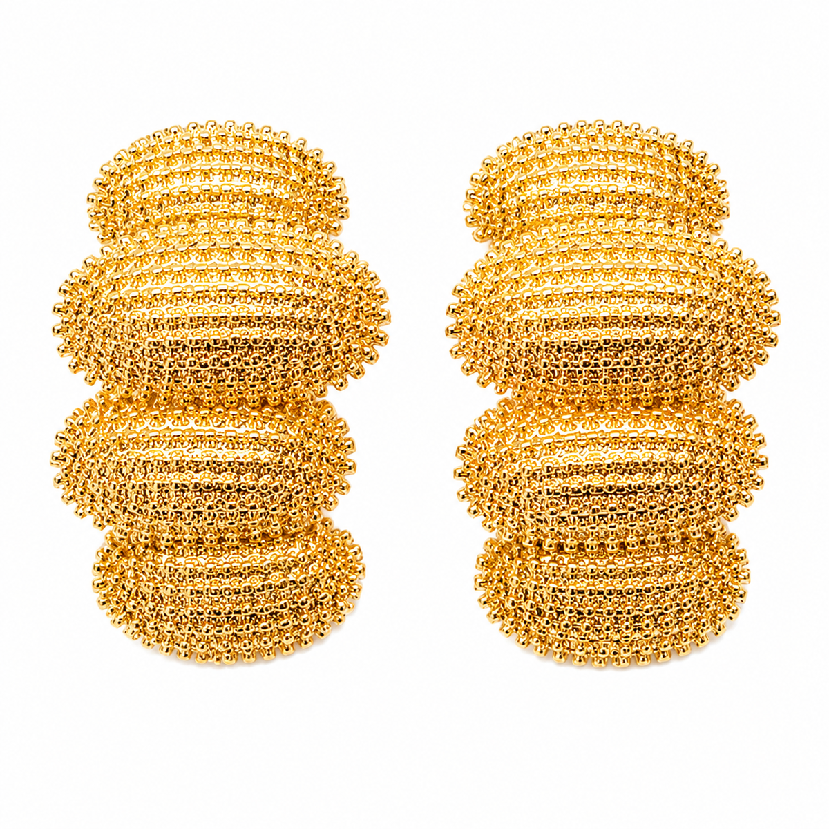 Golden Cluster Studs