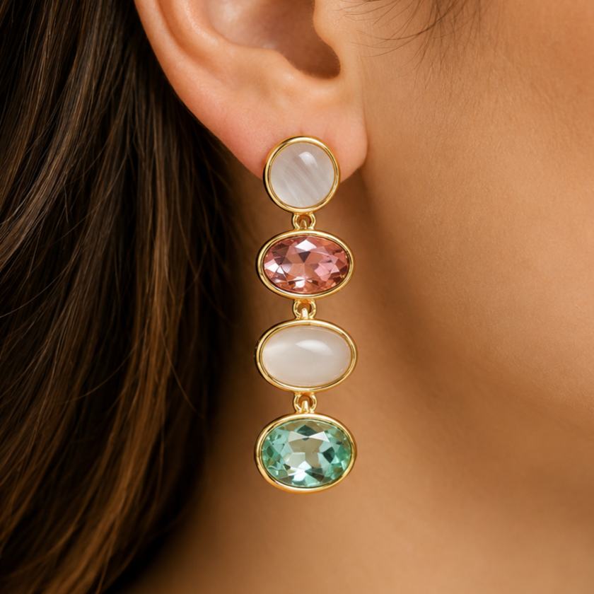 Ocean Bloom Drops Earrings