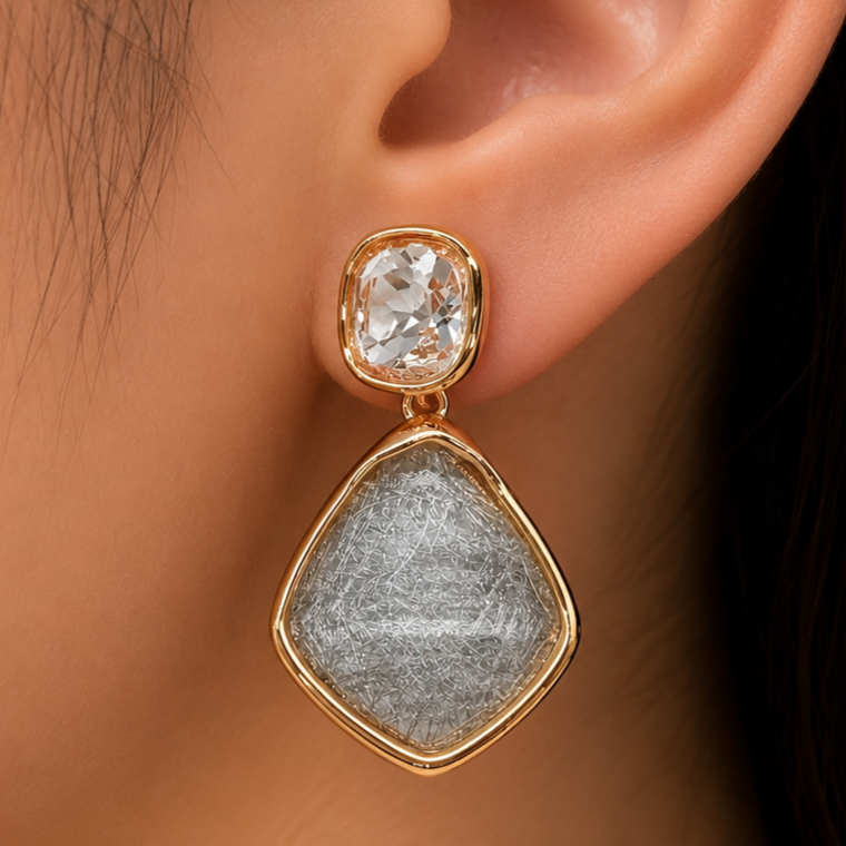 Starlight Silver Earrings