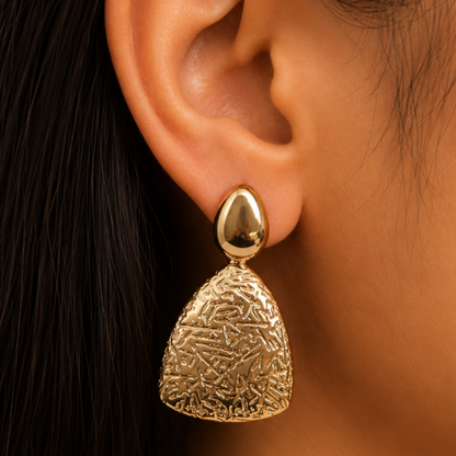 Golden Stardust Elegance Earrings