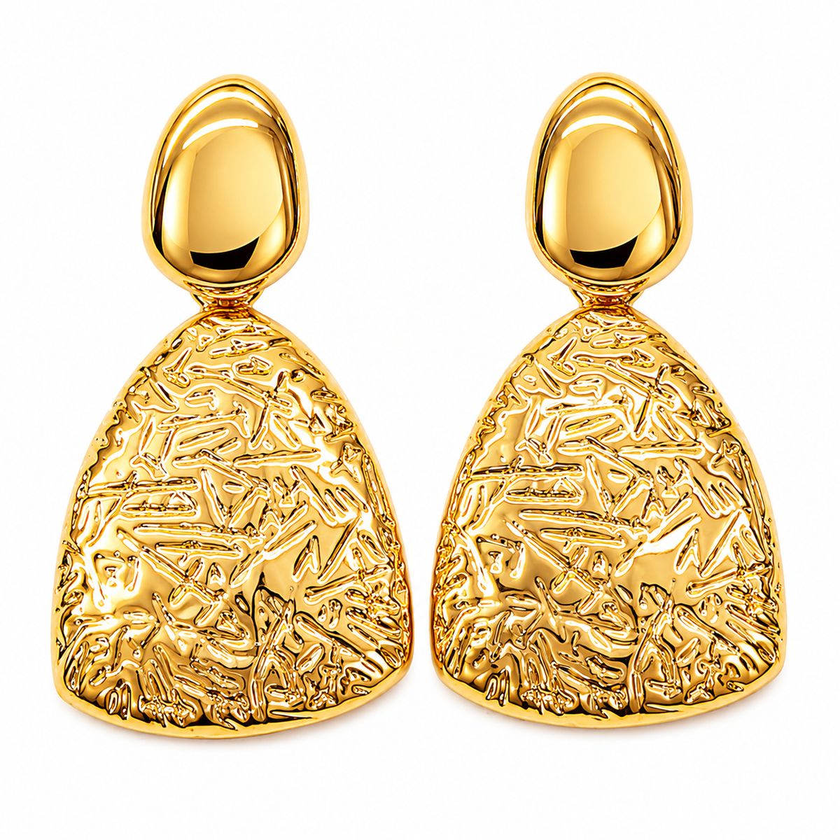 Golden Stardust Elegance Earrings