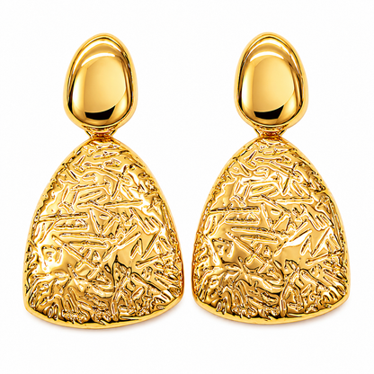 Golden Stardust Elegance Earrings