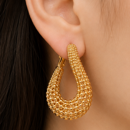 Gold Luxe Loop Earrings