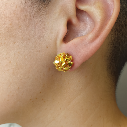 Small beads group stud earring