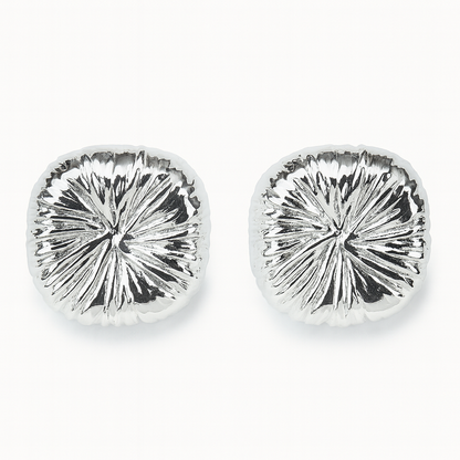 Impressive silver stud earring