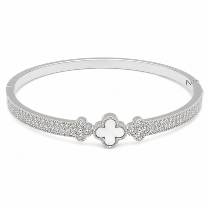 Cover Flower Silver Bracelets For Women