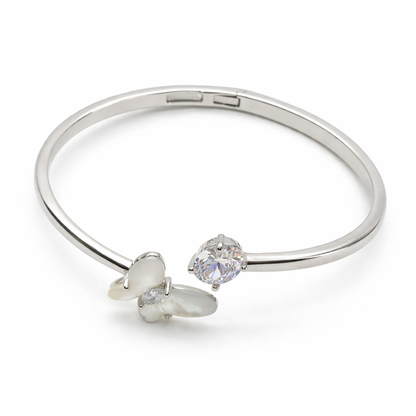 Elegant Butterfly Design Silver Bracelets For Women