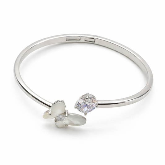 Elegant Butterfly Design Silver Bracelets For Women