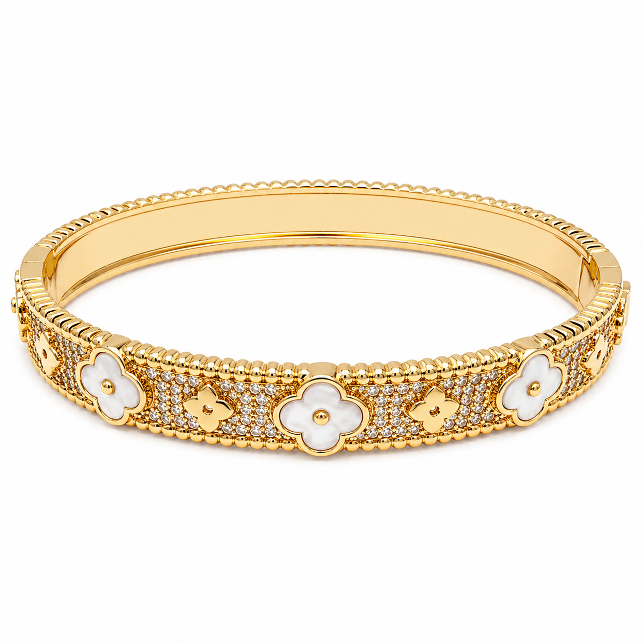 Charming Golden Flower Bracelets For Women