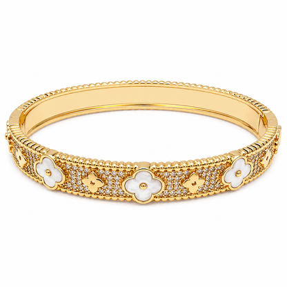 Charming Golden Flower Bracelets For Women