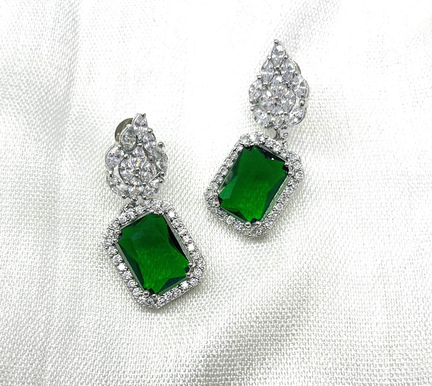 Fancy Green Diamond Drops