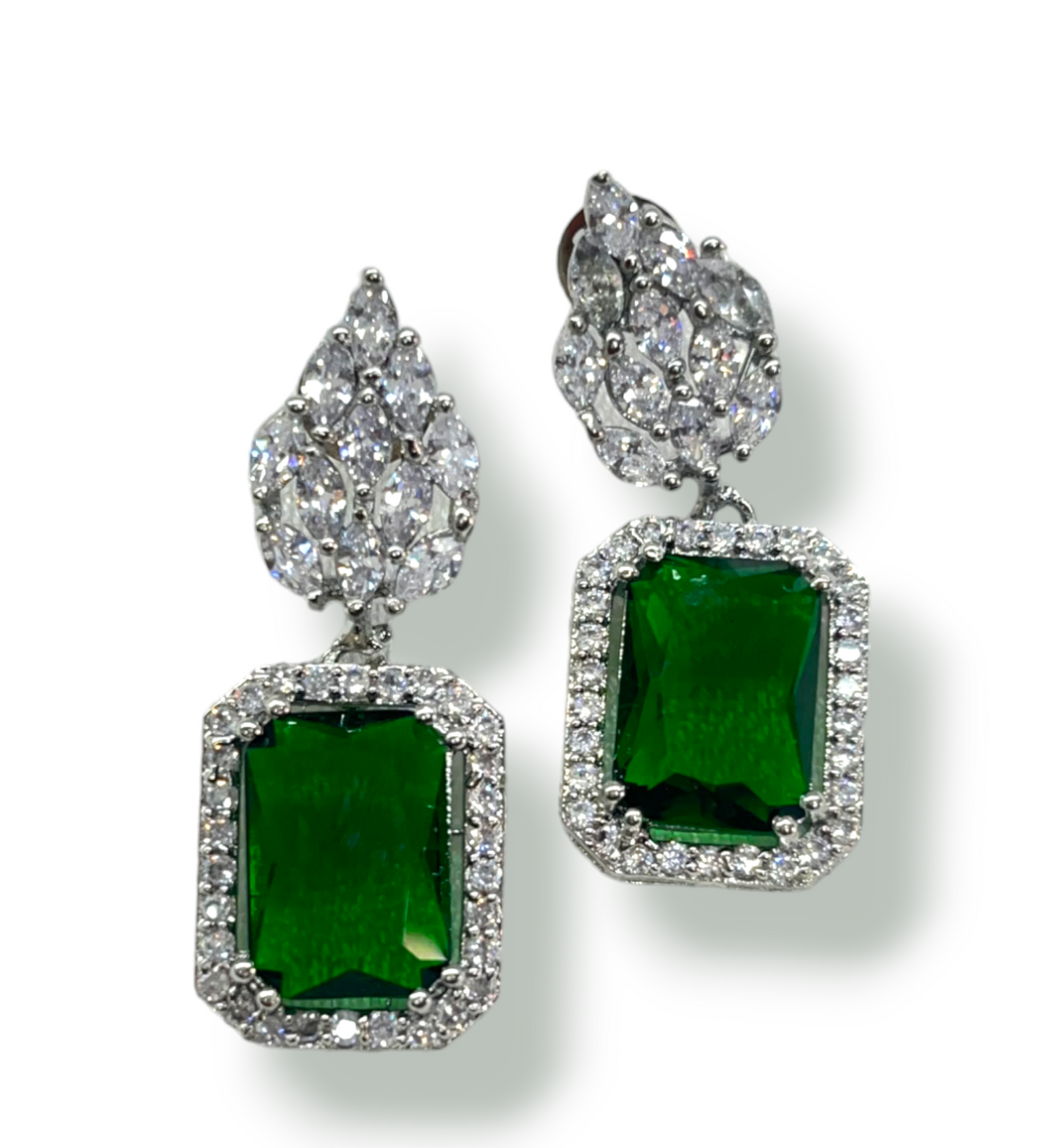 Fancy Green Diamond Drops