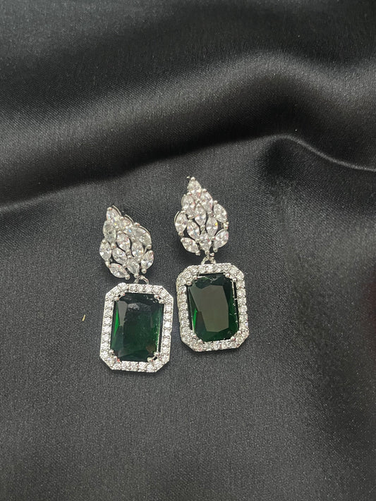 Fancy Green Diamond Drops