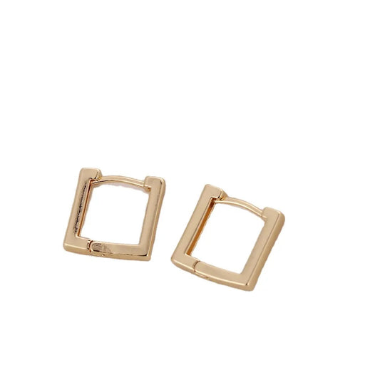 Square golden hoop