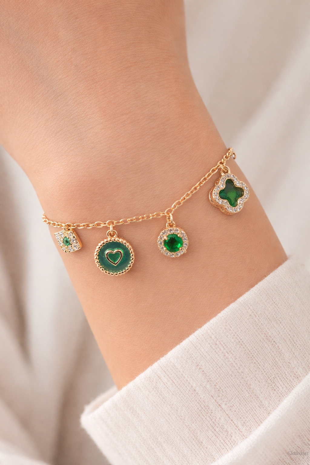 Beautiful Green Evil Eye for Girls