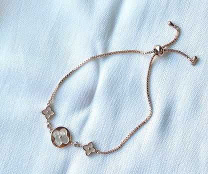 Unique design rose gold bracelet