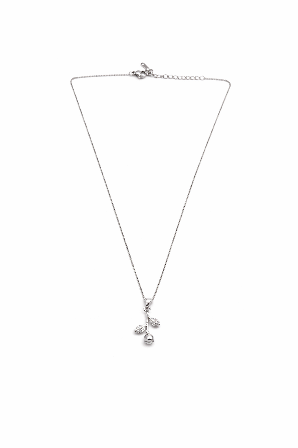 Beautiful tiny rose flower pendant necklace