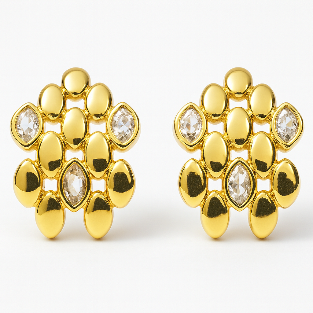 Golden covering pretty stud