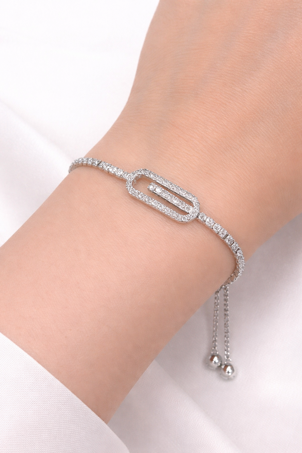 Fancy Rhinestone Crystal Bow Rose Gold Bracelets For Girls