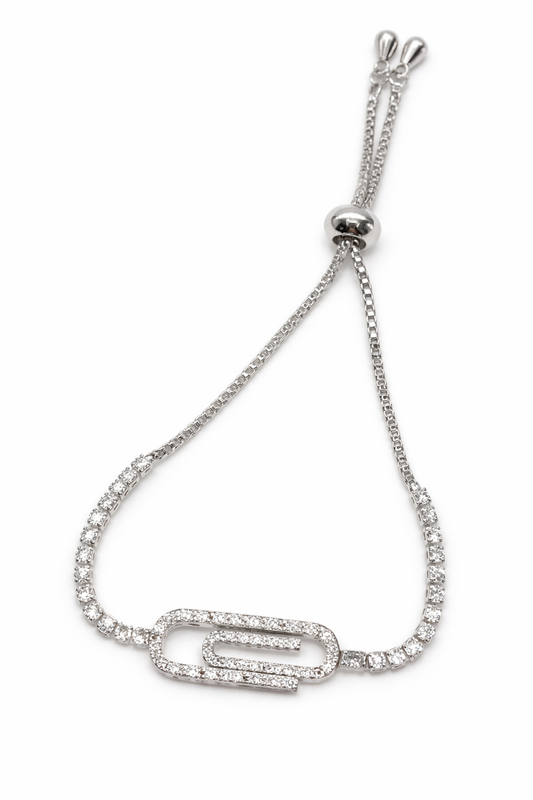 Fancy Rhinestone Crystal Bow Rose Gold Bracelets For Girls