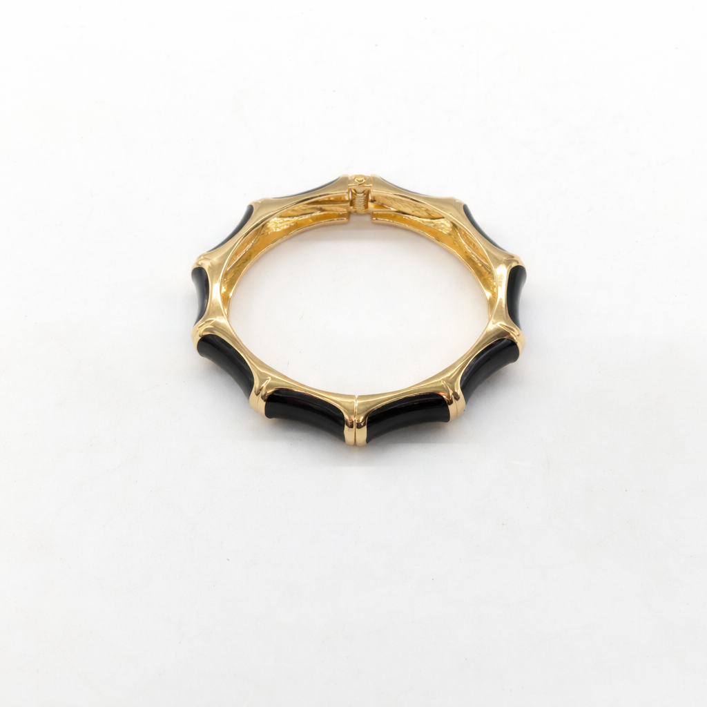 Beautiful Design Black and Golden Kada Bracelet