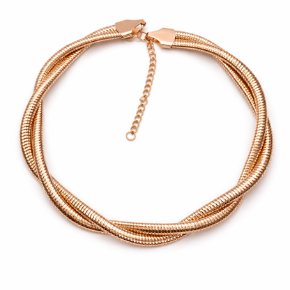 Trending Double Layer Twisted Chain Necklace For Women