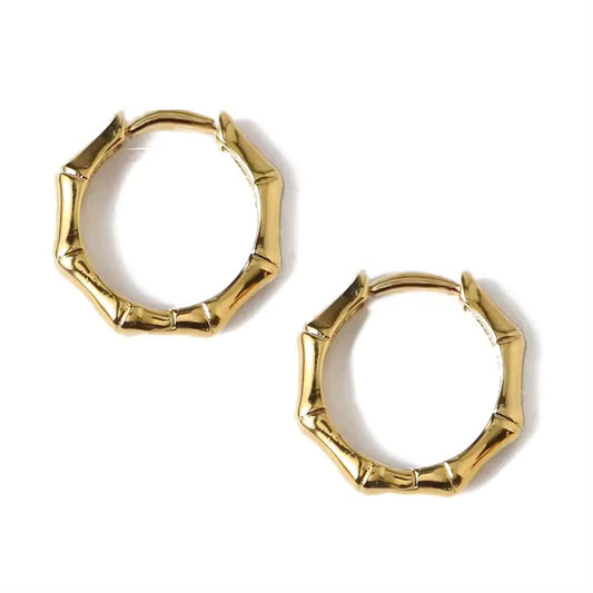 Gold hoop earrings for women