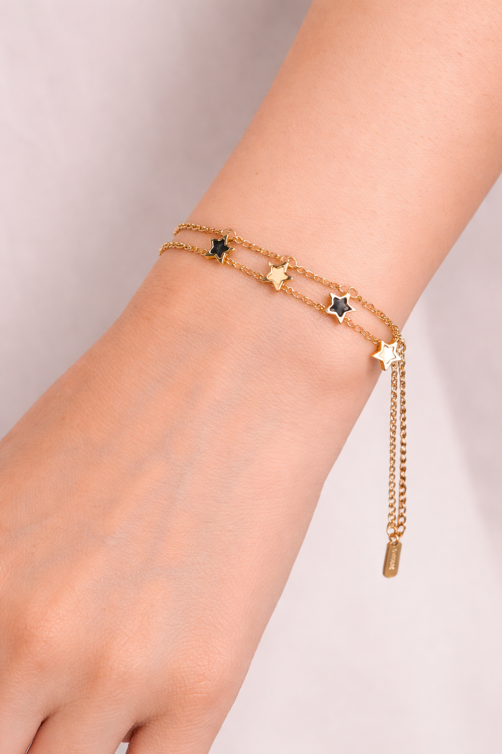 Fancy Cubic Diamonds Rose Gold Plated Bracelets For Girls