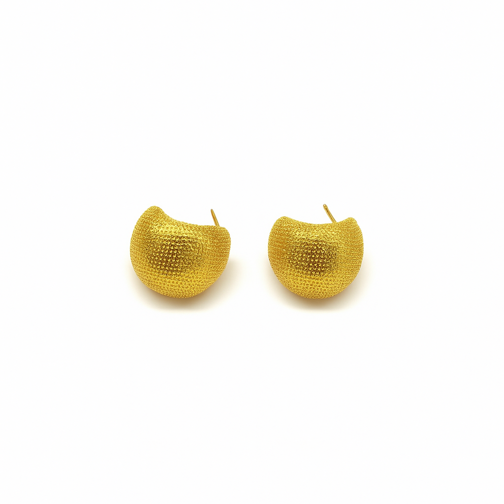 Gold Plated Drop Style Unique Design Earring