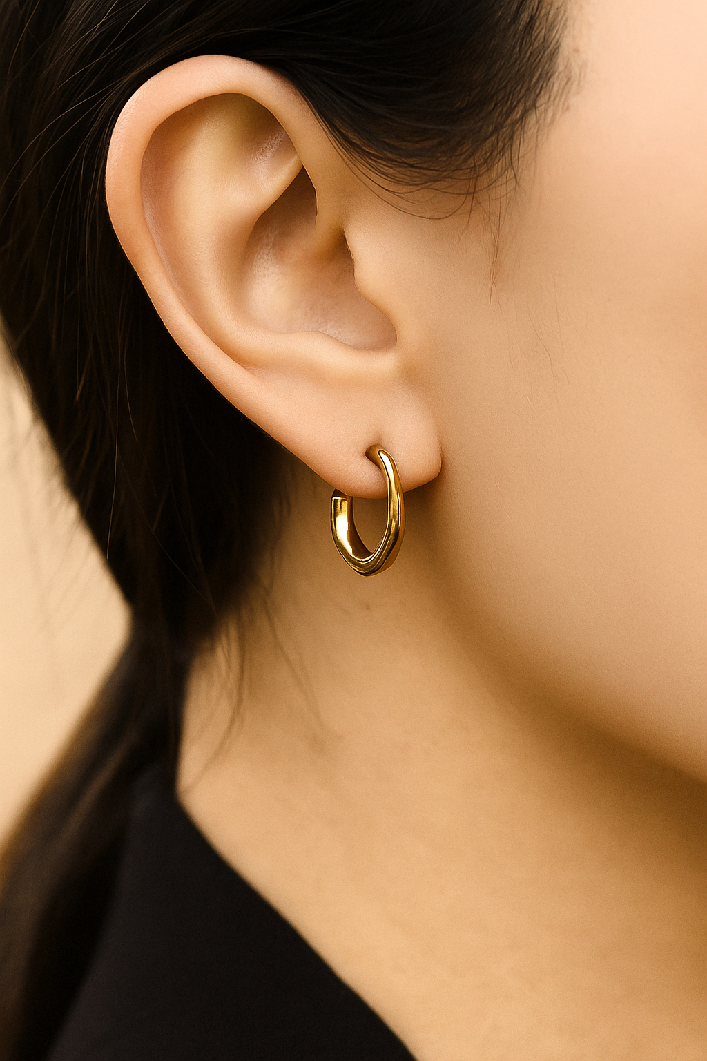 Antic shape gold plated  new trendy earring