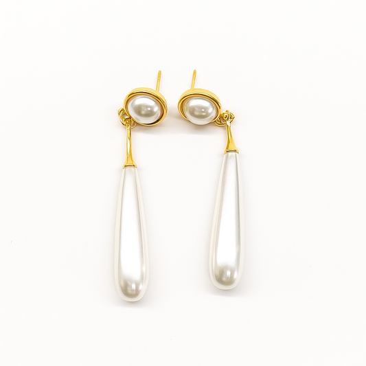 French Pearl Elegant Retro Drop Pearl Earring