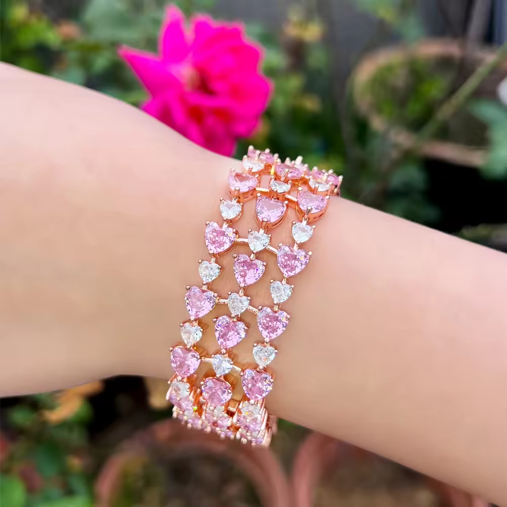 Rose pink bracelet discount