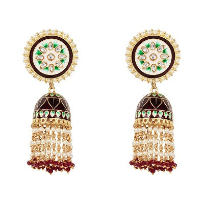 Taditional Red Jhumki